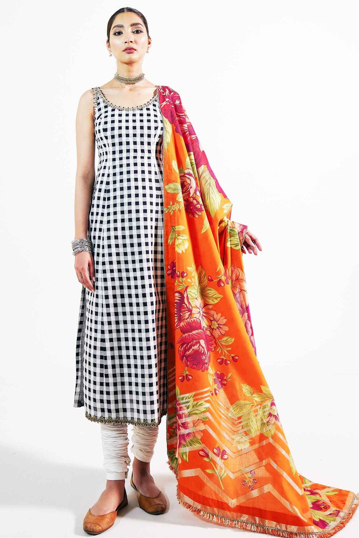 Lawn Checkered Zara Shahjahan Collection
