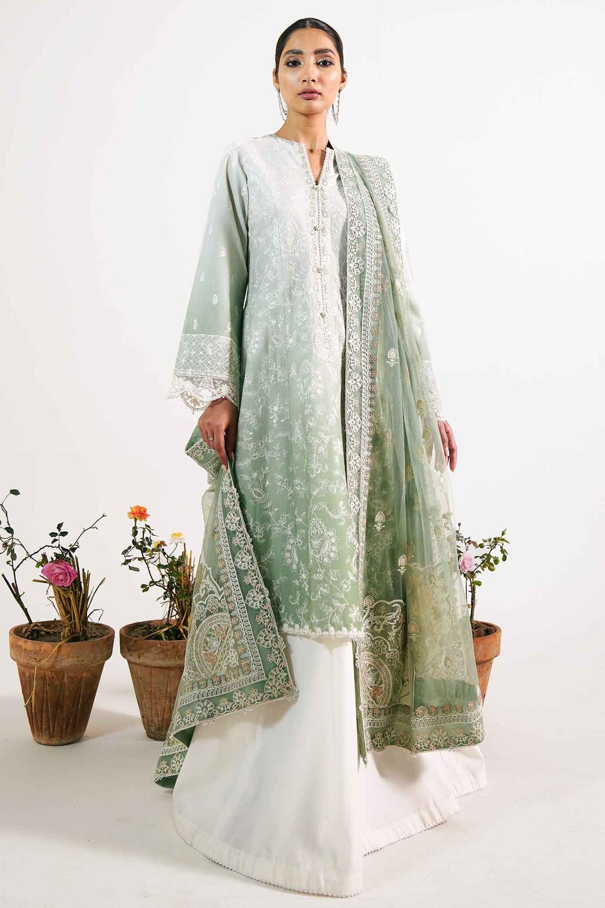 Printed Shirt Zara Shahjahan Collection