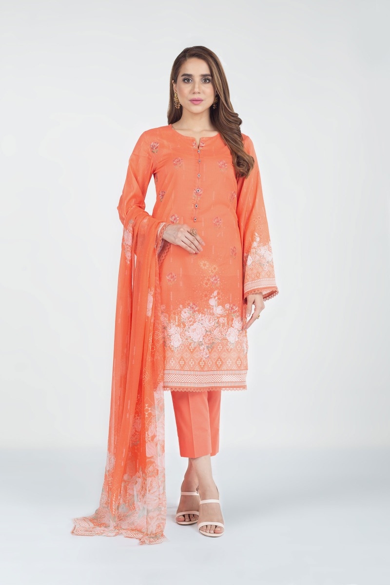 3PC Lawn Embroidered Suit