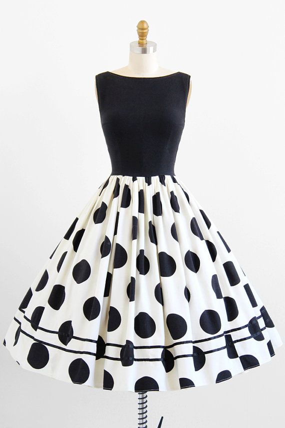 Black And White Frock Design