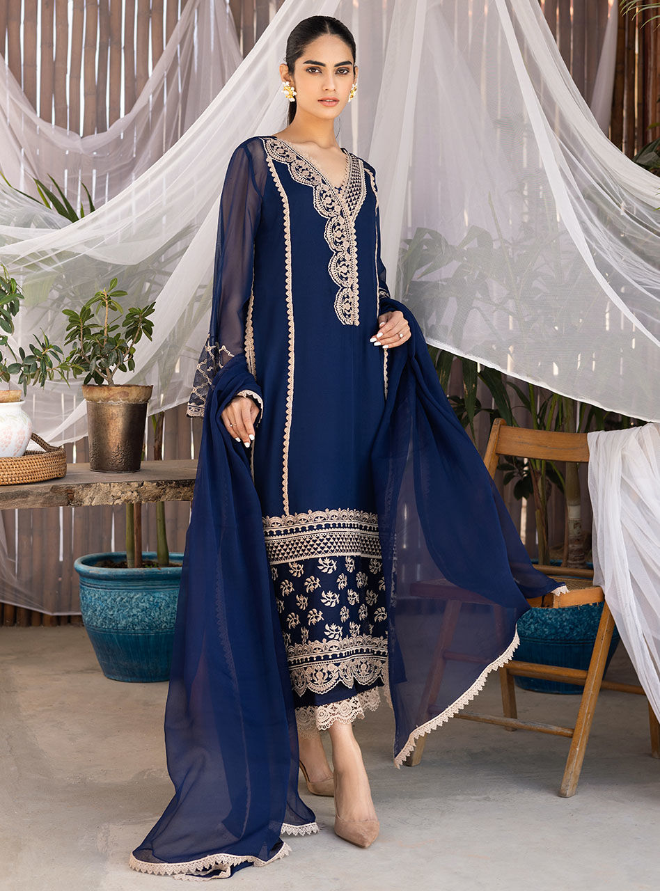 Cutwork Embroidery Lawn Suit
