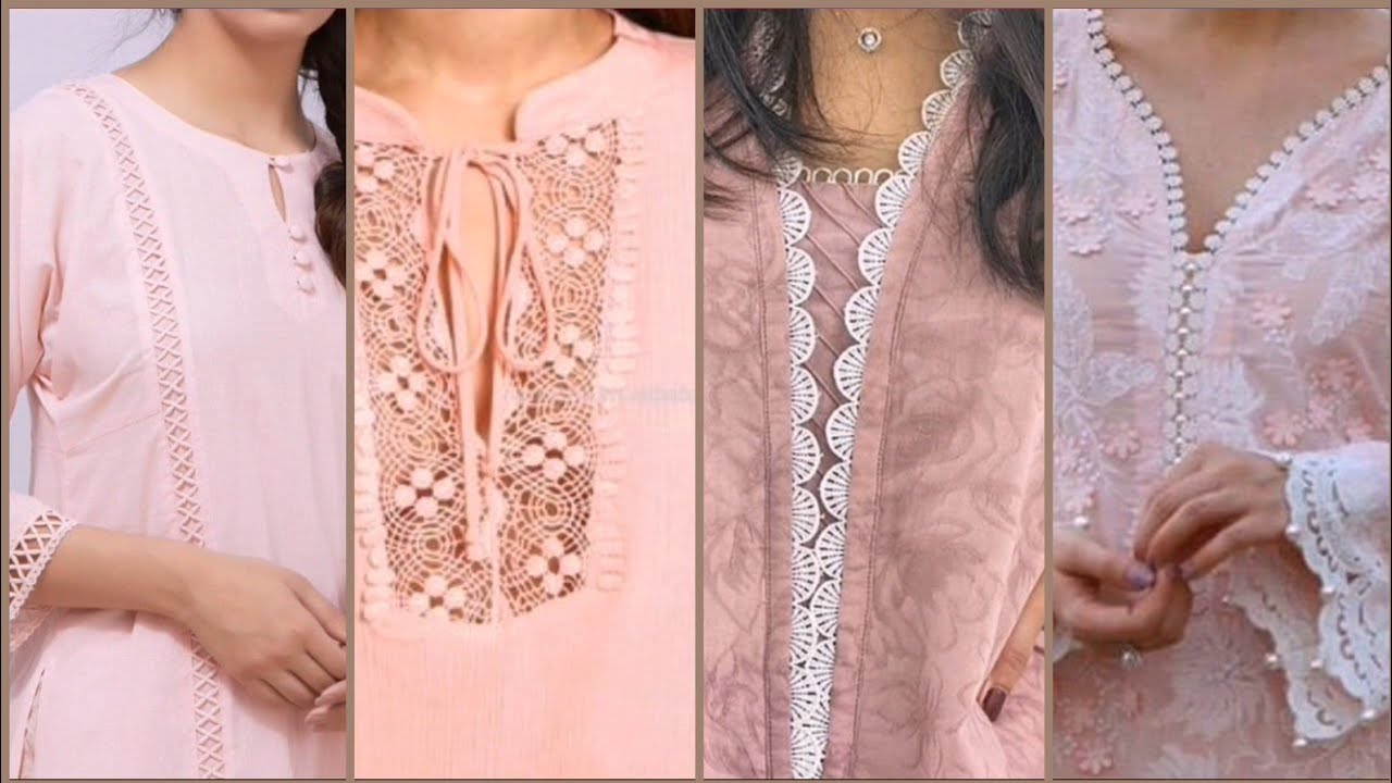 Kurti Design With Lace
