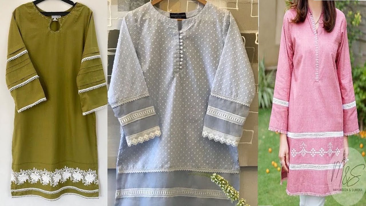 Latest Cotton Pakistani Kurti Design For Ladies
