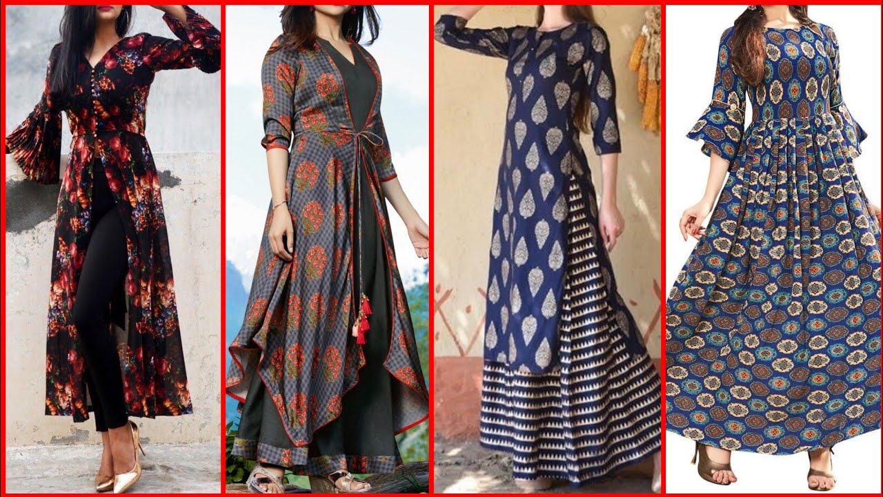 Buy fancy long kurti dress in India @ Limeroad