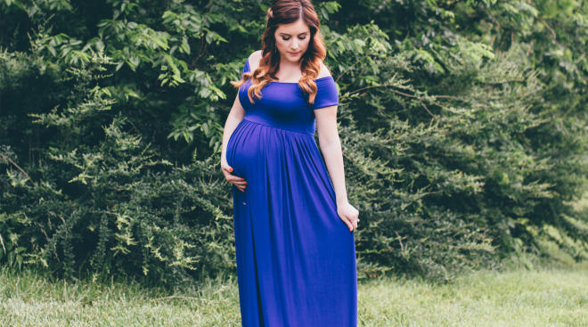 Pregnant Frock Design For Ladies